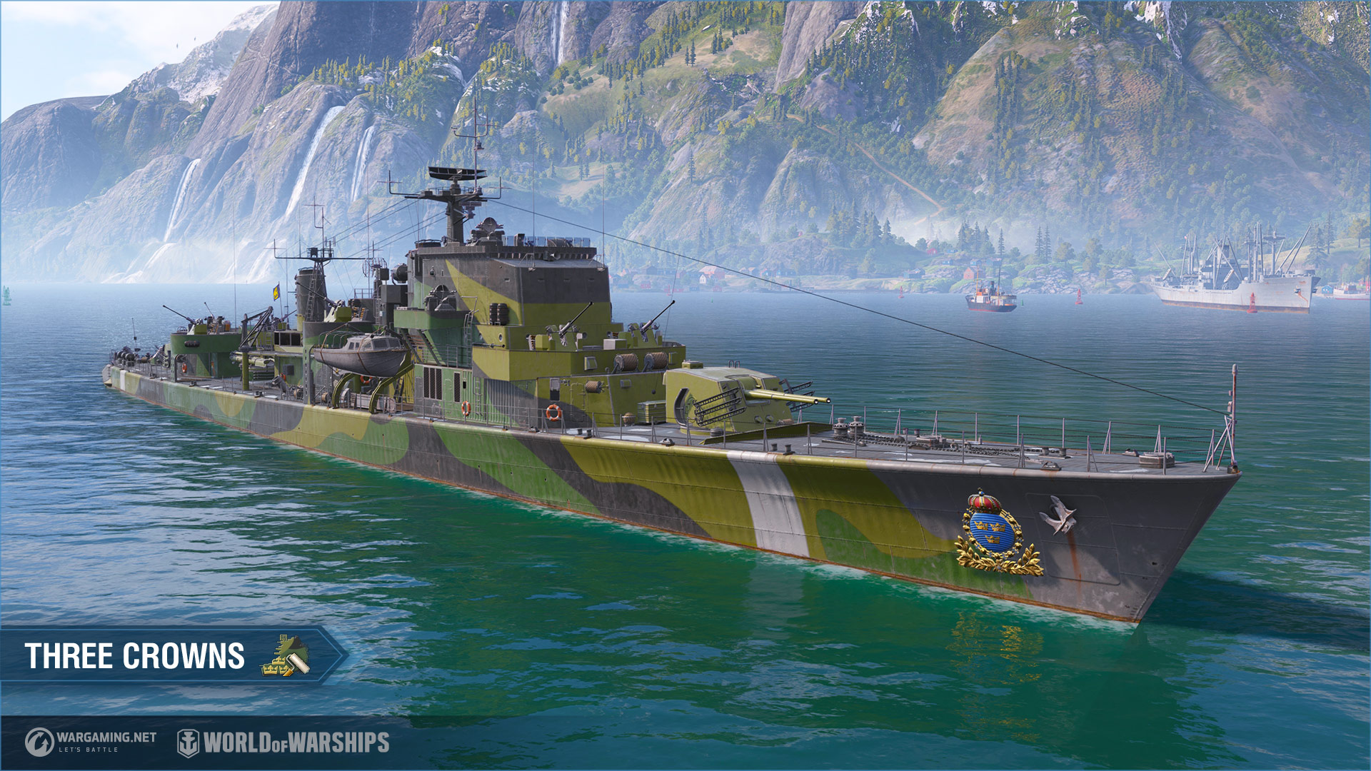 restless fire camouflage world of warships