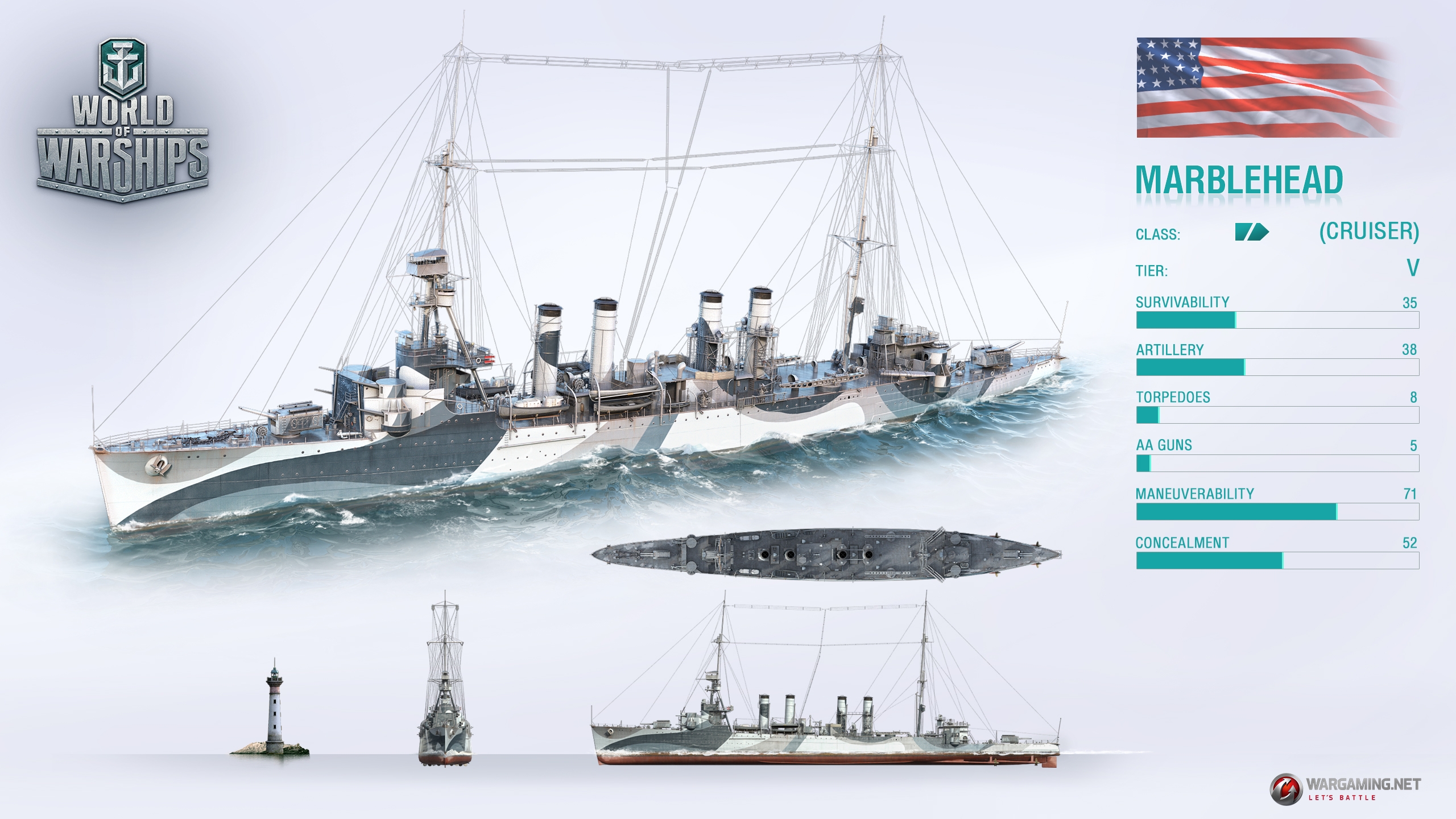 rga of ships world of warships