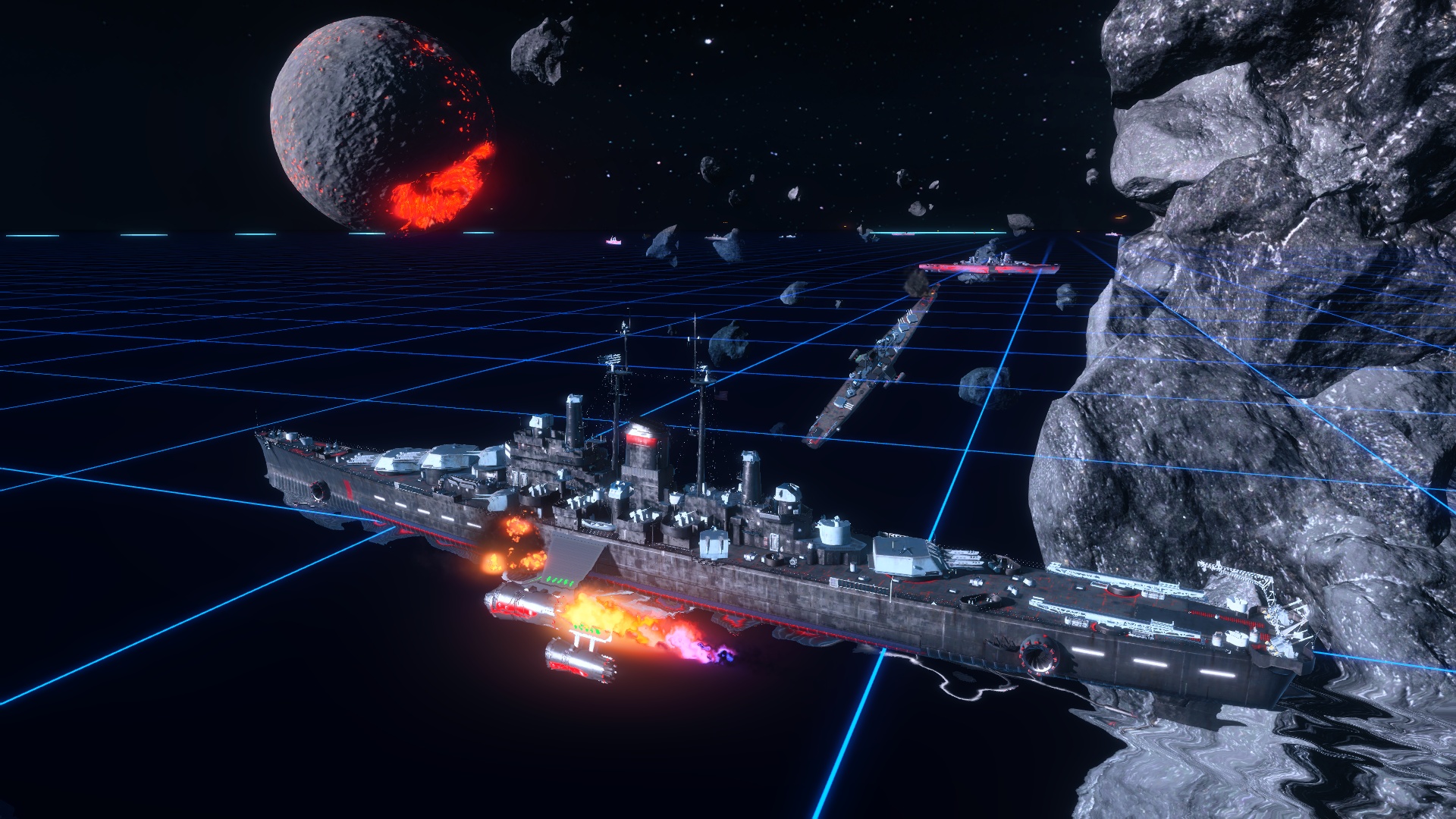 world of warships space battles plasma field