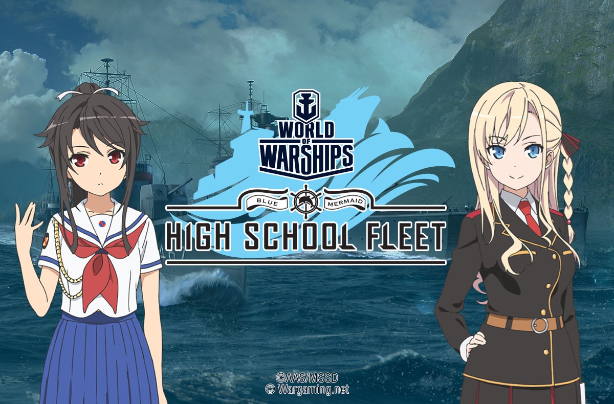 world os warships high school fleet collection