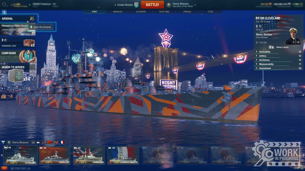 Arsenal: How to Get Stalingrad in Update 0.7.8 or later | World of Warships