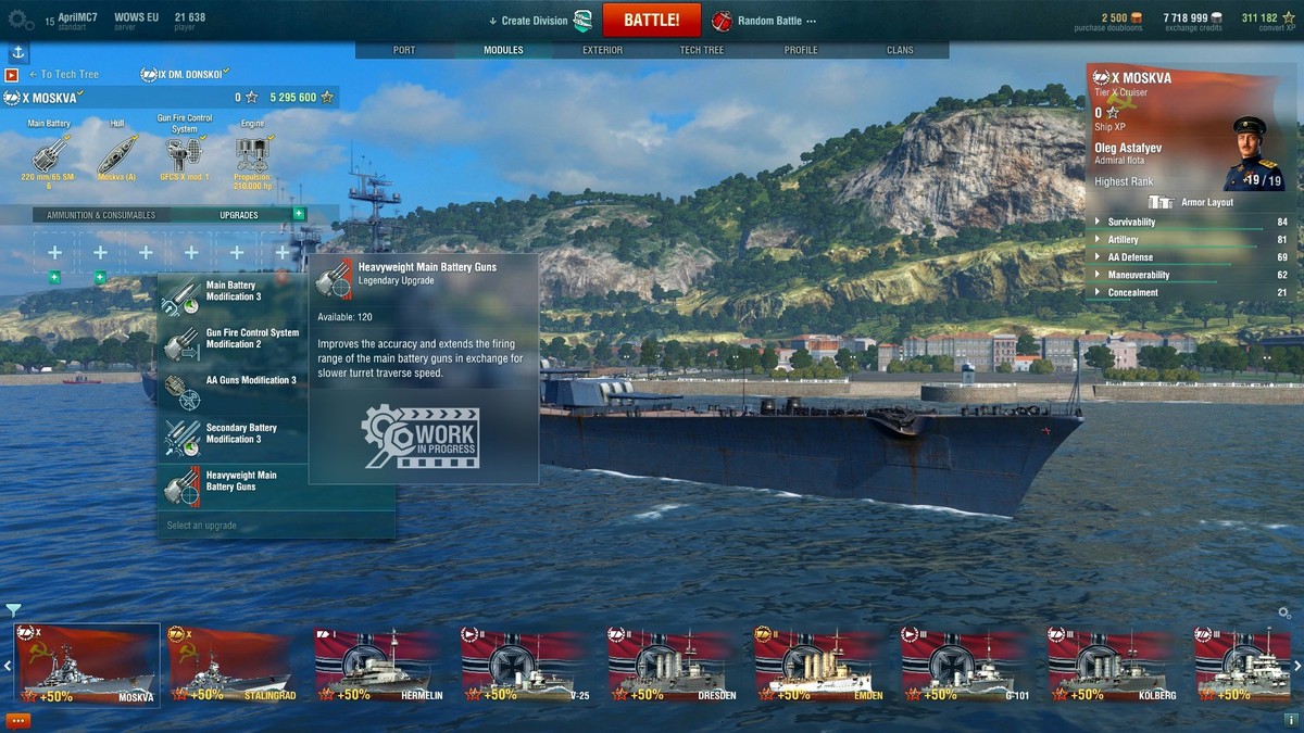 world of warships legendary upgrades